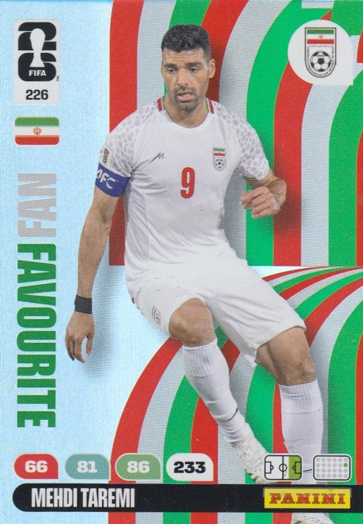 Panini- WK 2026- FAN AFVOURITE - Mehdi Taremi - Iran, Verzenden, Nieuw, Buitenlandse clubs, Spelerskaart