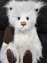 Charlie Bears Jules pluche beer teddybeer wit, Kinderen en Baby's, Speelgoed | Knuffels en Pluche, Overige merken, Beer, Nieuw