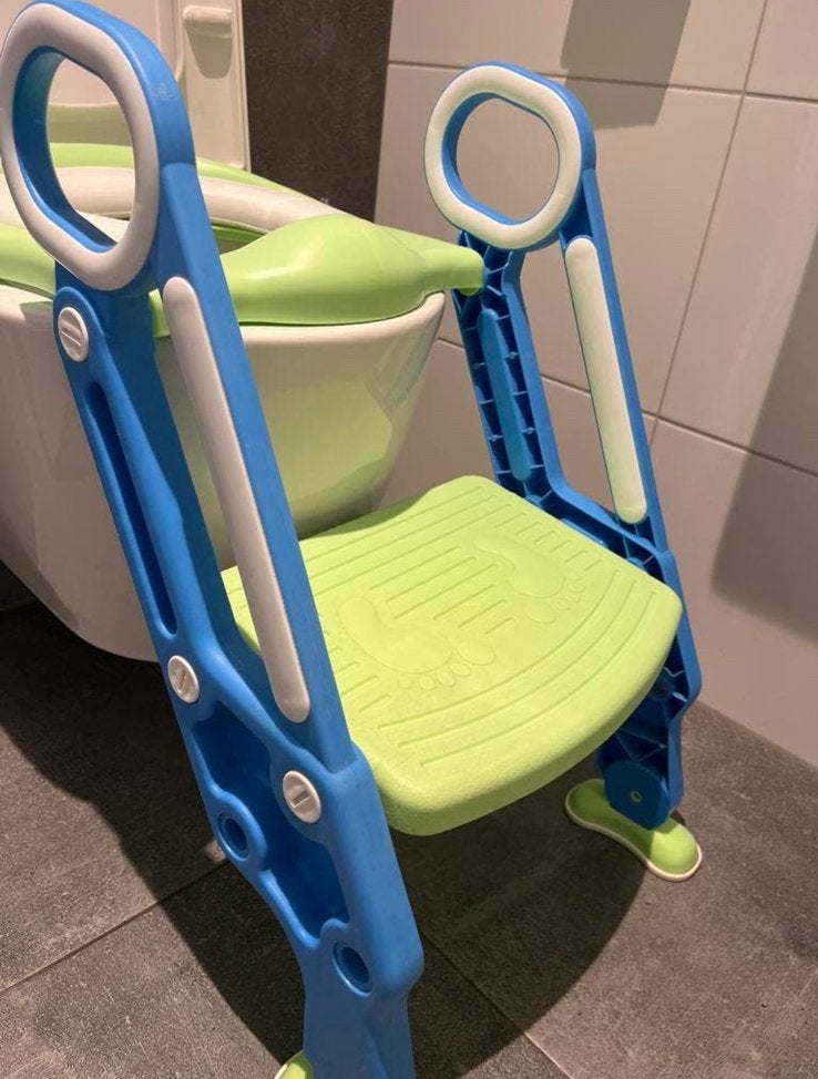 WC verkleiner met trapje en handvatten voor kinderen, Kinderen en Baby's, Ophalen, Zo goed als nieuw