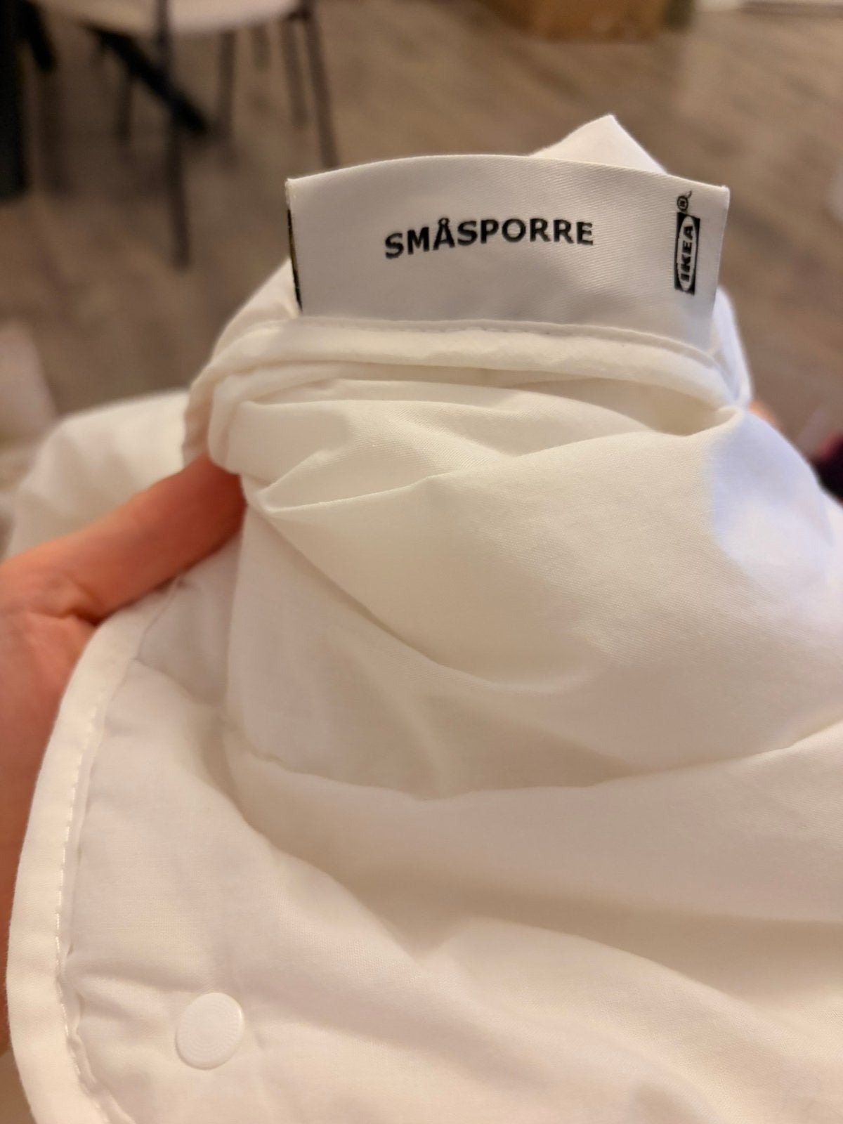 4 seizoenen dekbed Ikea Småsporre, Ophalen, Wit, Tweepersoons, Zo goed als nieuw