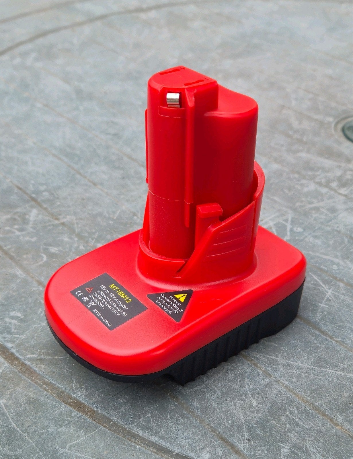 Accu verloop adapter Milwaukee M12 naar Makita 18v, Ophalen of Verzenden, Gebruikt, Overige merken, Overige typen