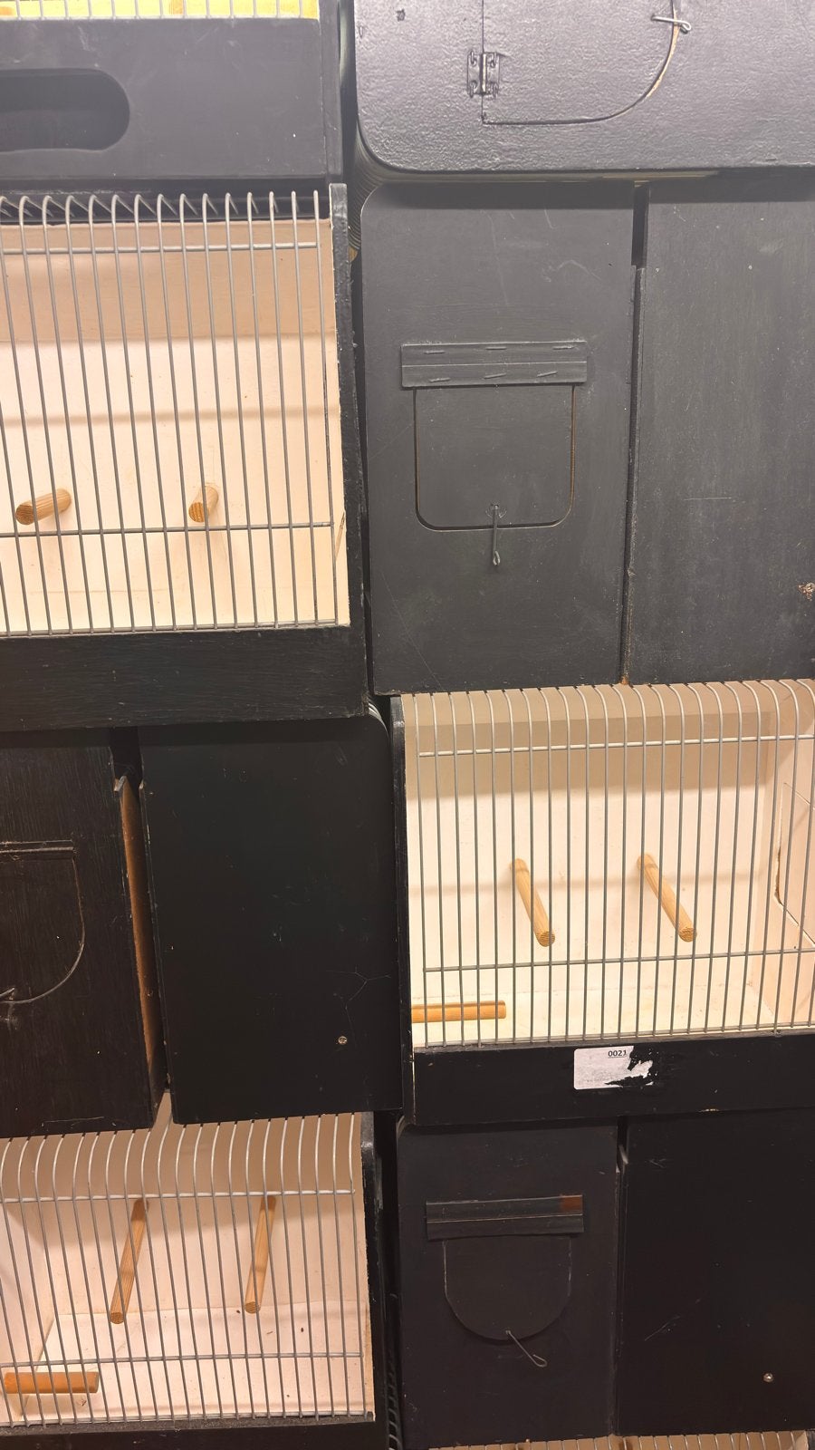 Tentoonstellingskooien Z.G.A.N, Dieren en Toebehoren, Ophalen, Zo goed als nieuw, Hout, Vogelkooi