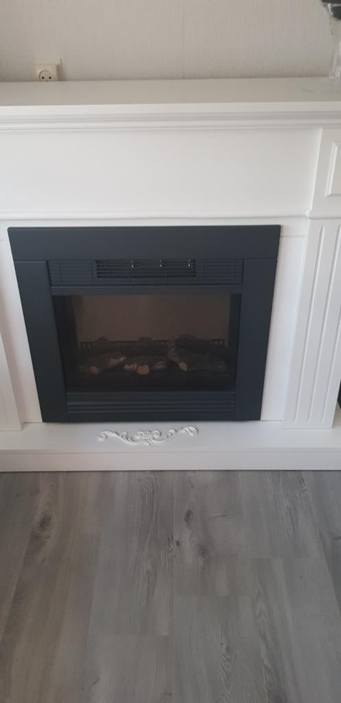 Elektrische openhaard, met brandende vuur, Ophalen of Verzenden, Zo goed als nieuw, Inzethaard, Elektrische haard