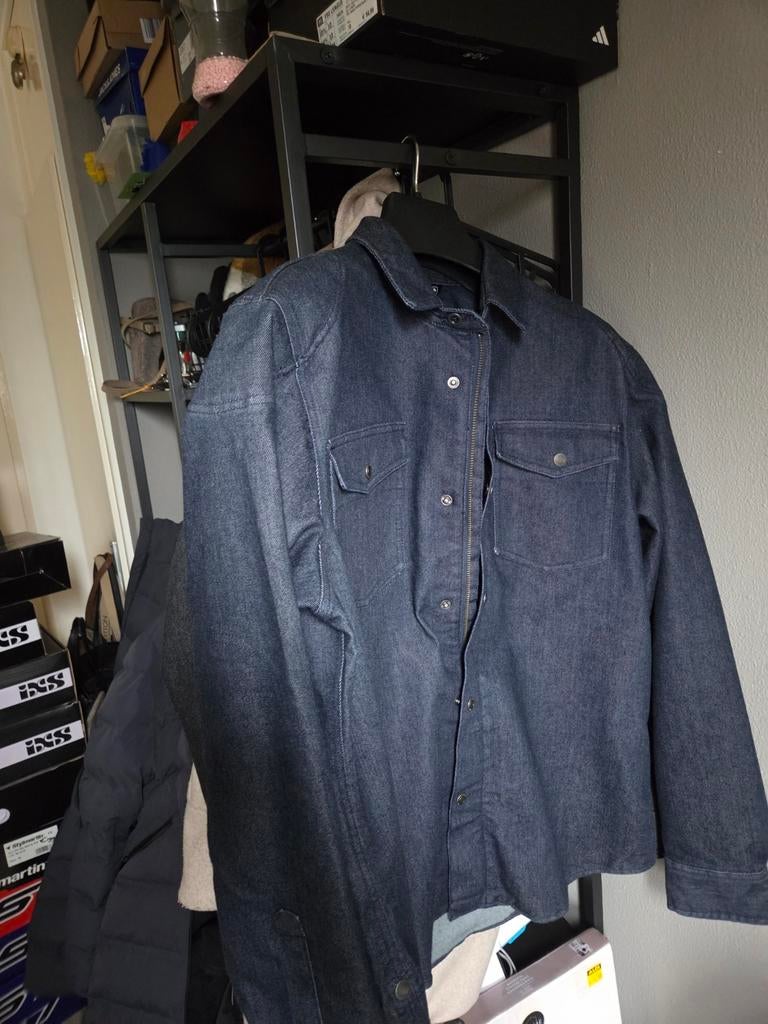 Stoere spijker motorjas XL, Ophalen of Verzenden