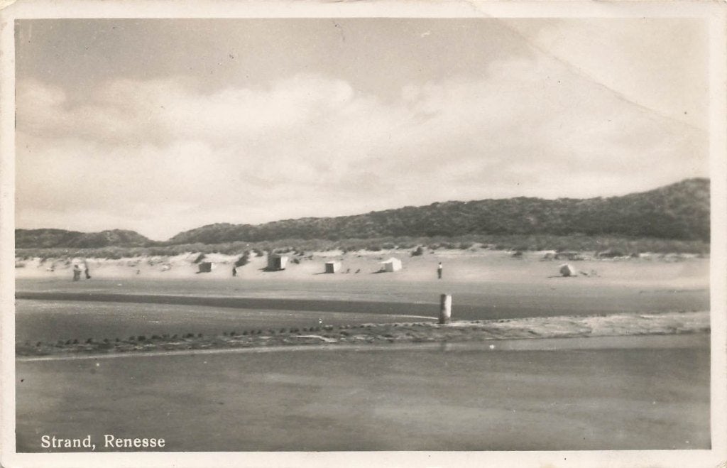 Strand Renesse, Ophalen of Verzenden, 1940 tot 1960, Gelopen, Zeeland