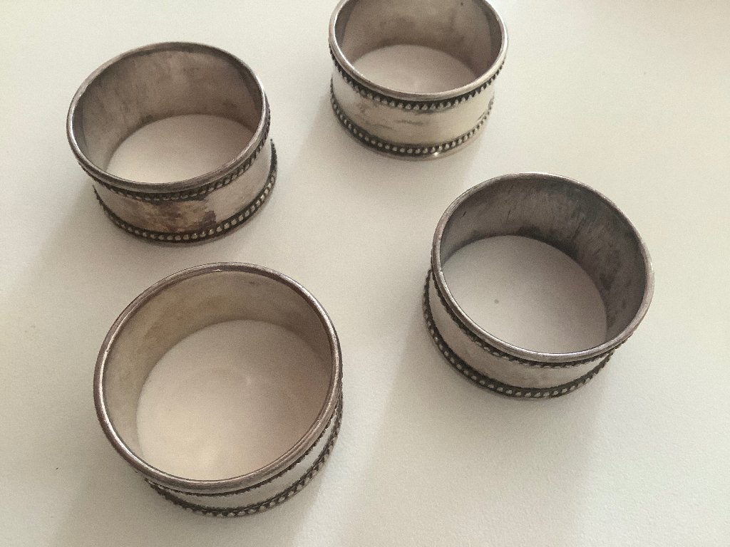 Christofle servet ringen verzilverd, Ophalen of Verzenden, Zilver