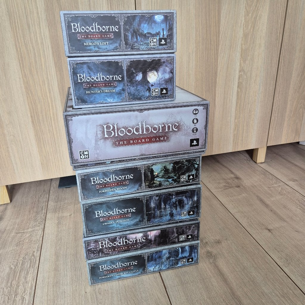 Bloodborne Kickstarter + Expansions, Een of twee spelers, Ophalen of Verzenden, Zo goed als nieuw, CMON