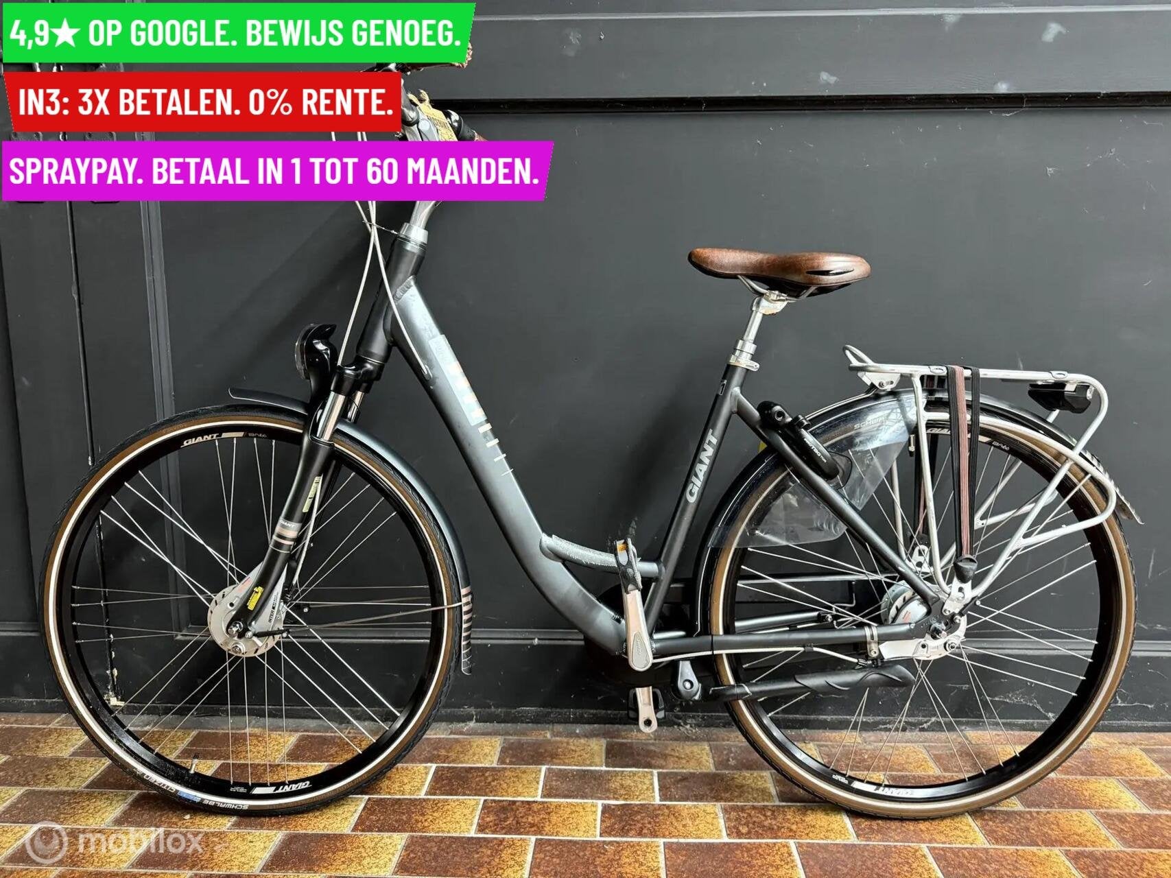 Damesfiets Giant Ultimo 28"/53cm/Zwart, 9713 Bv Groningen, Gebruikt, Giant, Facebikenl@gmail.com