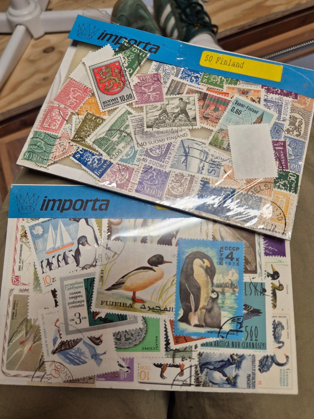 Collectie postzegels: Finland en diverse landen, Ophalen of Verzenden