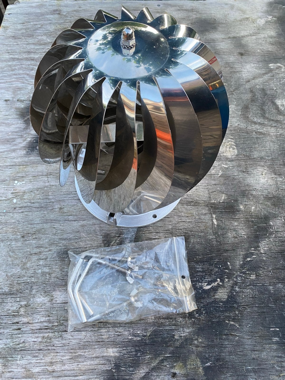 Aspirator S2 RVS schoorsteenkap Ø 150 mm, Ophalen, Nieuw, Ventilator en Afzuiger