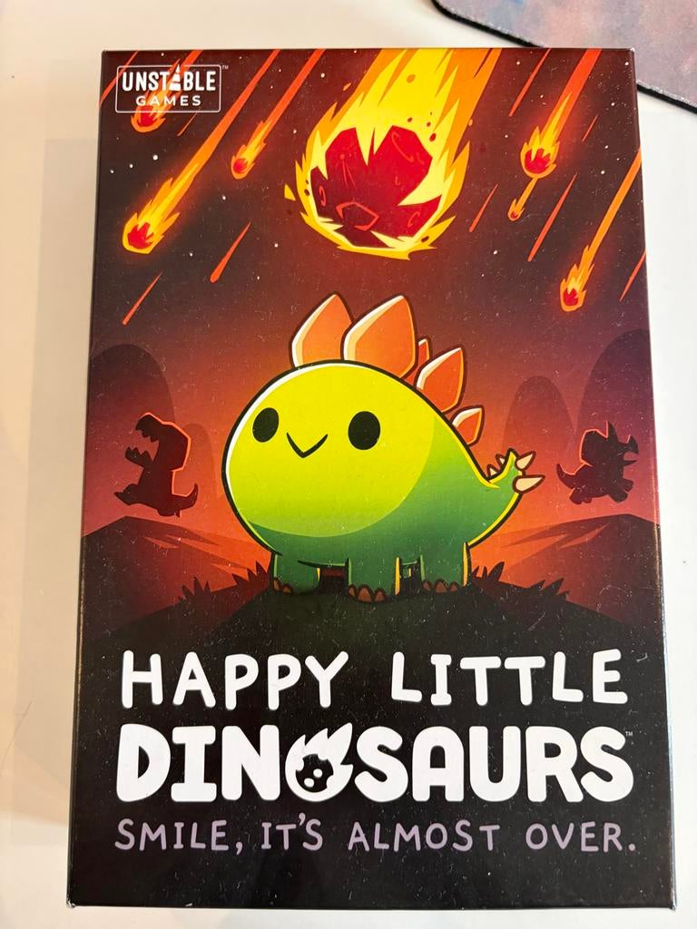 Happy Little Dinosaurs - Leuk kaartspel voor het gezin, Drie of vier spelers, Ophalen of Verzenden, Zo goed als nieuw