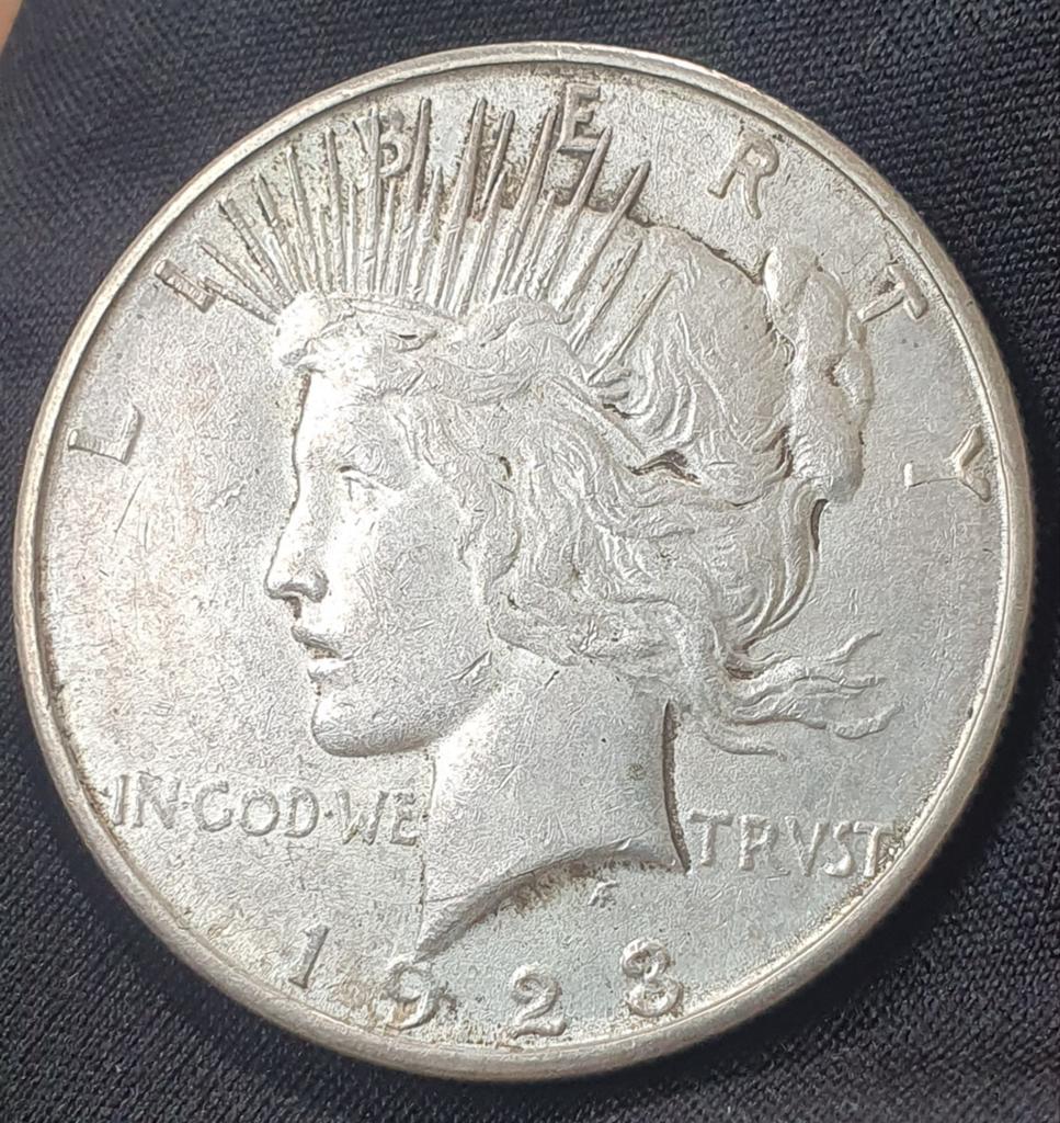 1 dollar 1923 USA, Postzegels en Munten, Munten | Amerika, Ophalen of Verzenden, Noord-Amerika, Losse munt, Zilver