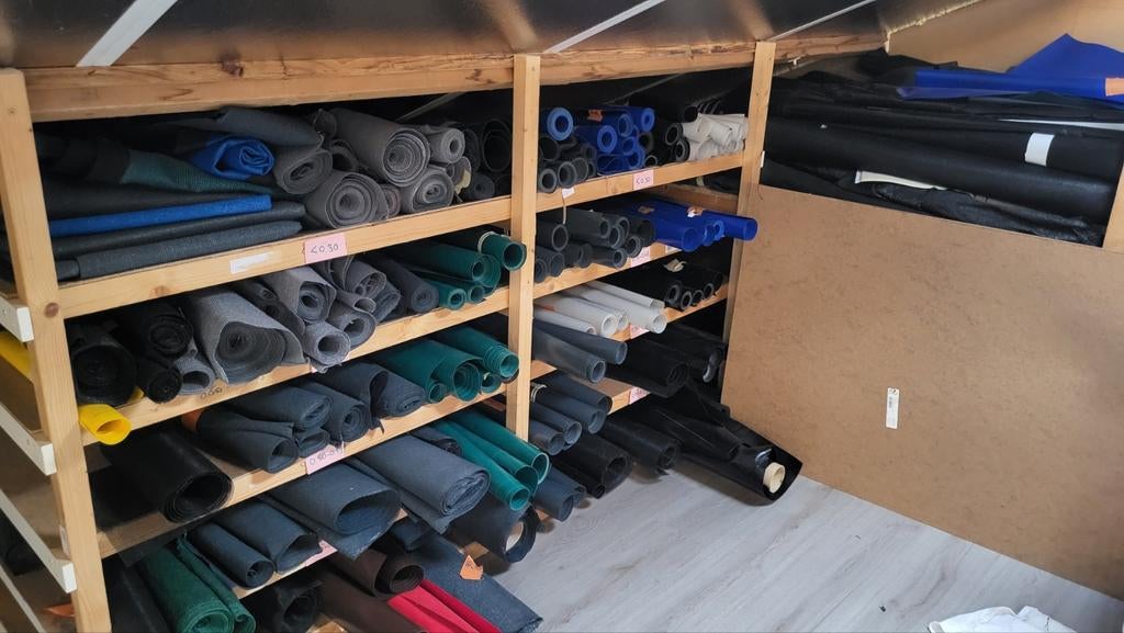 Rest rollen Bisonyl PVC zeil, Doe-het-zelf en Verbouw, Ophalen, Nieuw, 15 m² of meer, Zeil