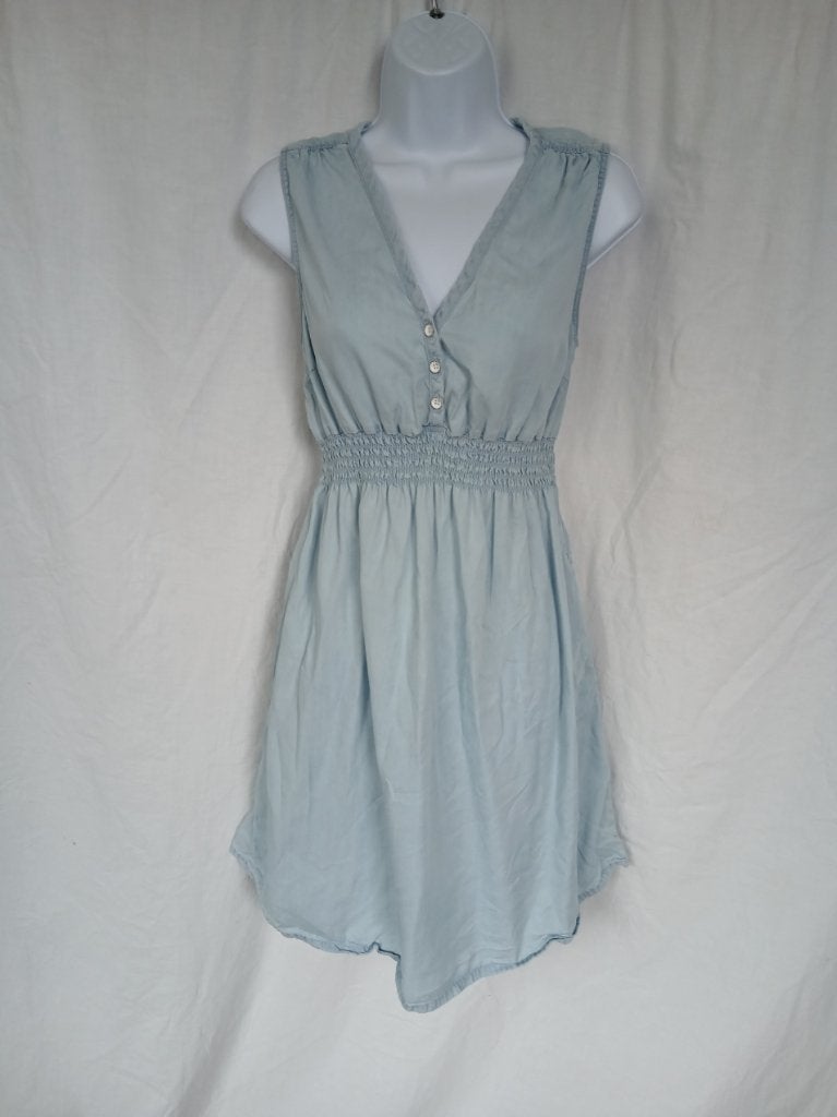 Leuk lichtblauw jurkje mt S merk H&M, Blauw, ., Ophalen of Verzenden, Zo goed als nieuw