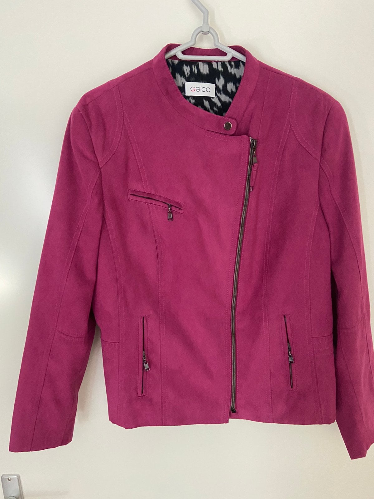 cyclaamrood jasje, mt 42, Kleding | Dames, Ophalen of Verzenden, Zo goed als nieuw, Maat 42/44 (L)