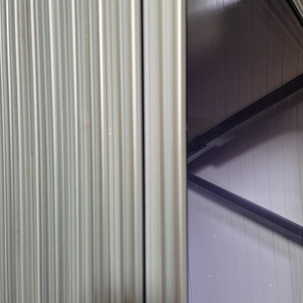 plexiglas raam met aluminium omranding afm 193x120 cm, Ophalen, Gevelraam of Ruit, Gebruikt, 160 cm of meer
