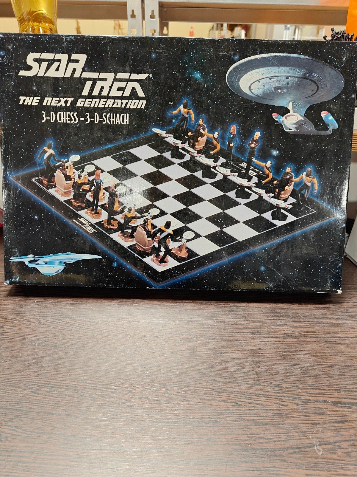 vintage Star Trek schaakbord (1999), Ophalen, Zo goed als nieuw