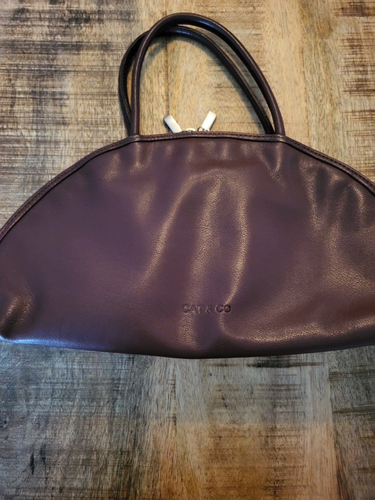 Cat & Co Burgundy Handtas / bordeaux rood /aubergine, Sieraden, Tassen en Uiterlijk, Tassen | Damestassen, Ophalen of Verzenden