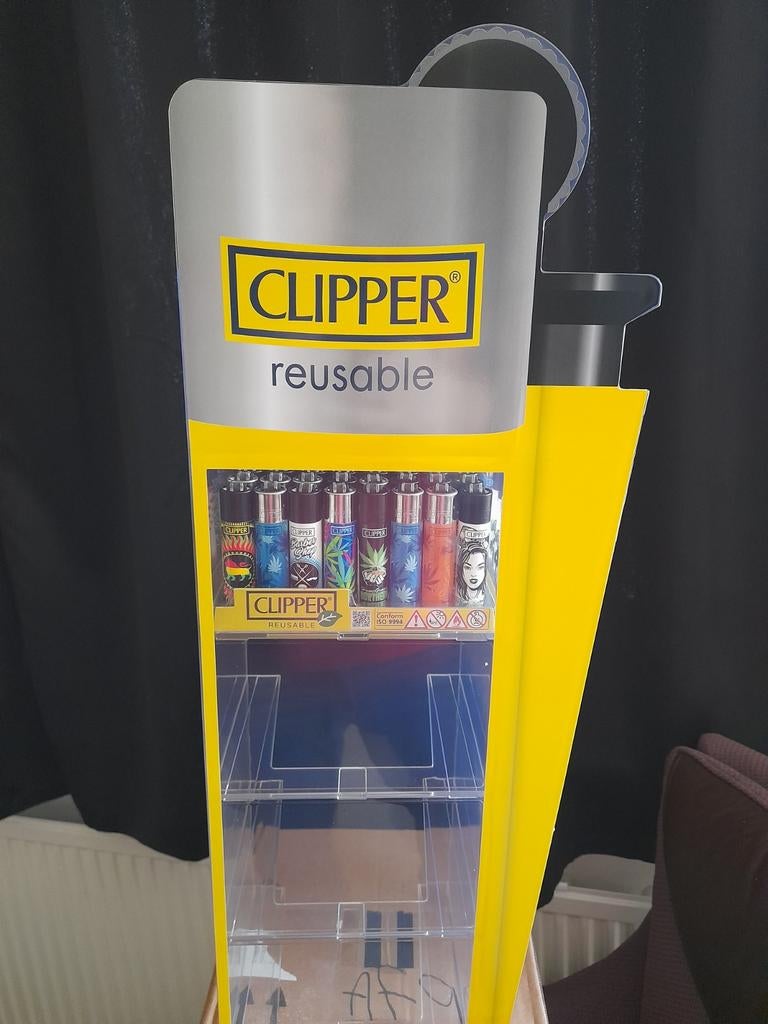 Clipper verzamel of verkoop display., Ophalen of Verzenden, Nieuw, Aansteker