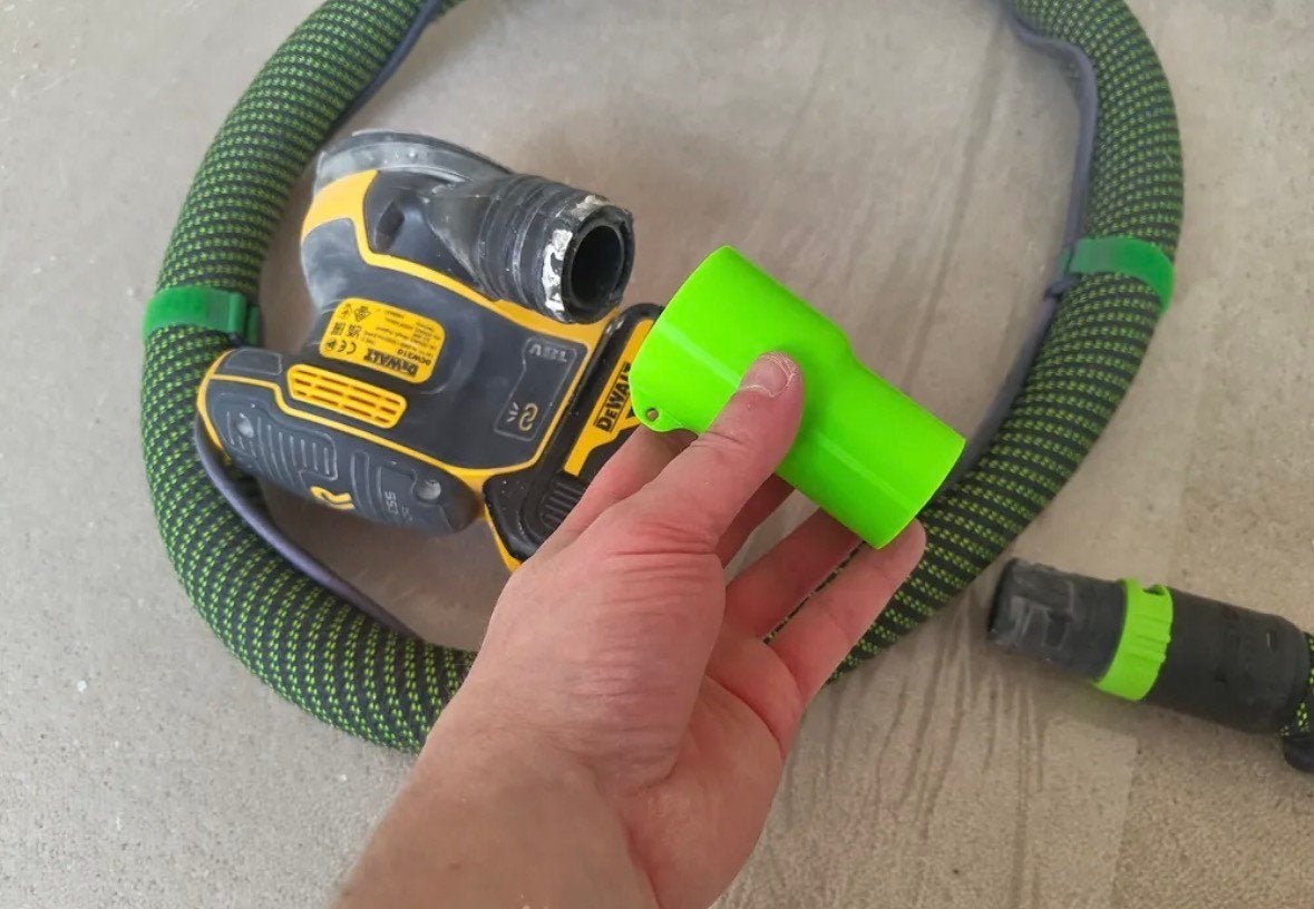 Adapter DeWalt DCW210 schuurmachine naar Festool stofzuiger, Doe-het-zelf en Verbouw, Ophalen of Verzenden, Nieuw, Minder dan 600 watt