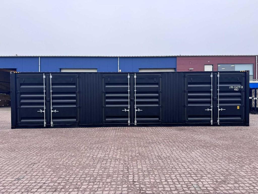 40ft High Cube HQ / 12 meter Opslagcontainer met 3 zijdeuren, Ophalen