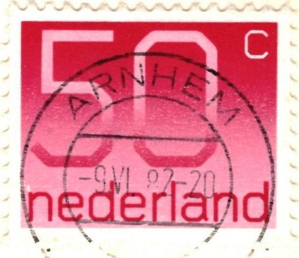 37448 Oosterbeek 80+ Rijngezicht Gelopen met postzegel, Verzamelen, Ophalen of Verzenden, 1980 tot heden, Gelopen, Gelderland