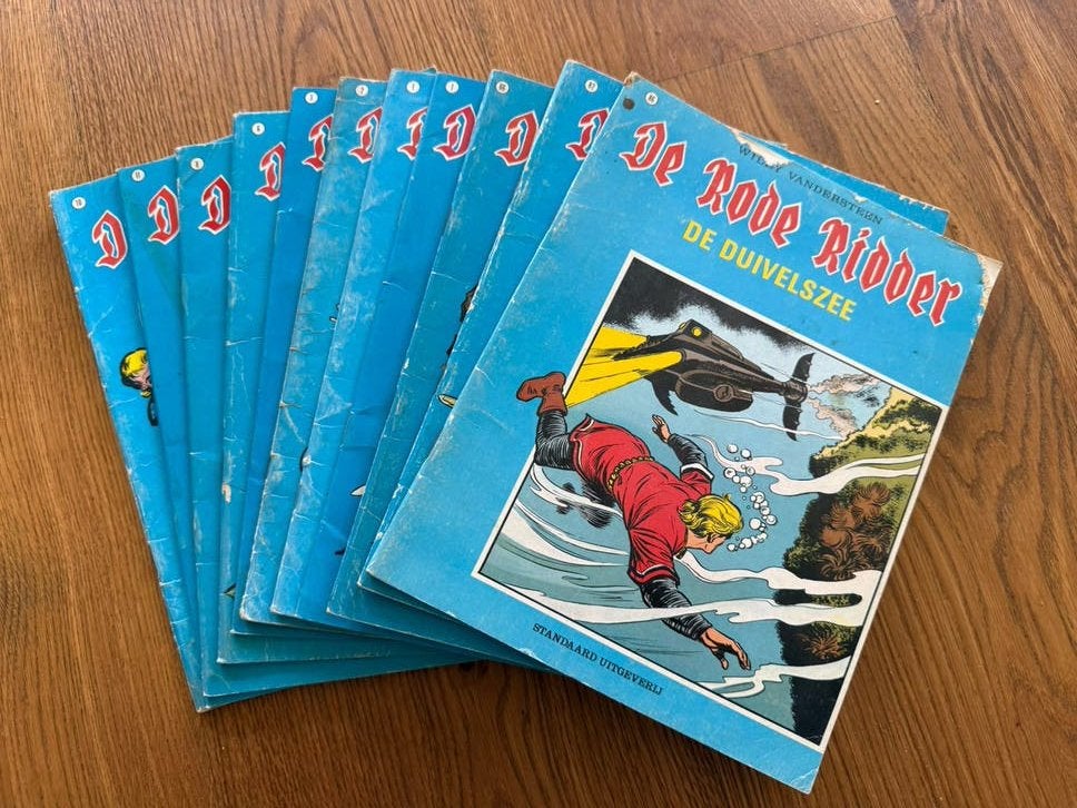 Rode Ridder (blauw en zilver), Meerdere stripboeken, Ophalen of Verzenden, Zo goed als nieuw