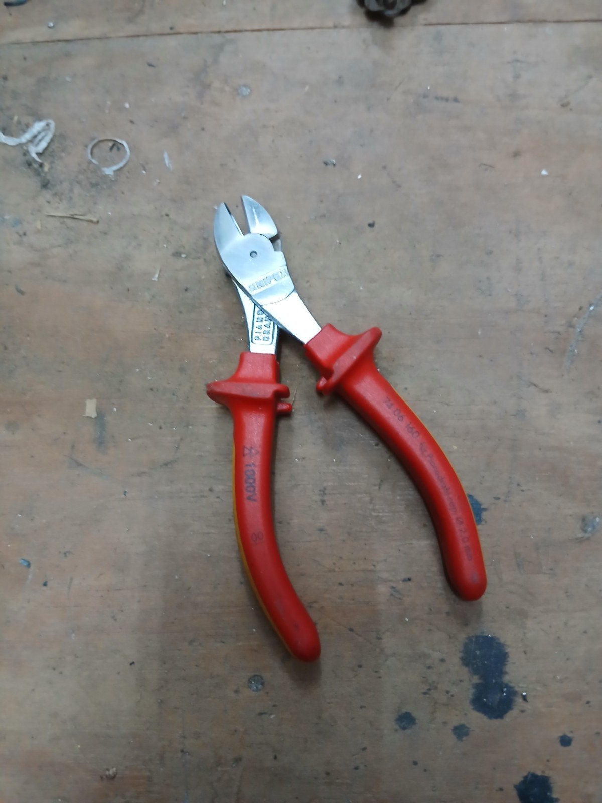 Knipex Zijkiptang - 160mm - geïsoleerd, Ophalen of Verzenden, Gebruikt, Tang, Knipex