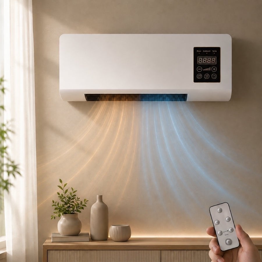 Wandventilator, Minder dan 60 m³, 3 snelheden of meer, Ophalen of Verzenden, Zo goed als nieuw