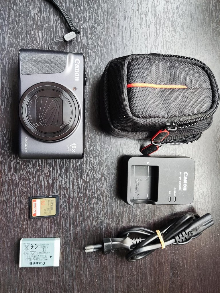 Canon Powershot SX730 (zoals SX740) + tasje + SD-kaart, 20 Megapixel, Canon, Compact, Ophalen of Verzenden