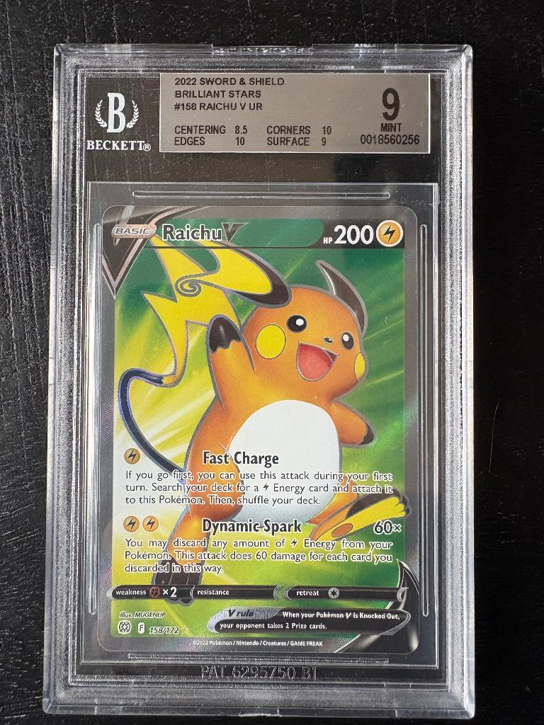 Raichu Full Art Beckett 9, Ophalen of Verzenden, Nieuw, Losse kaart