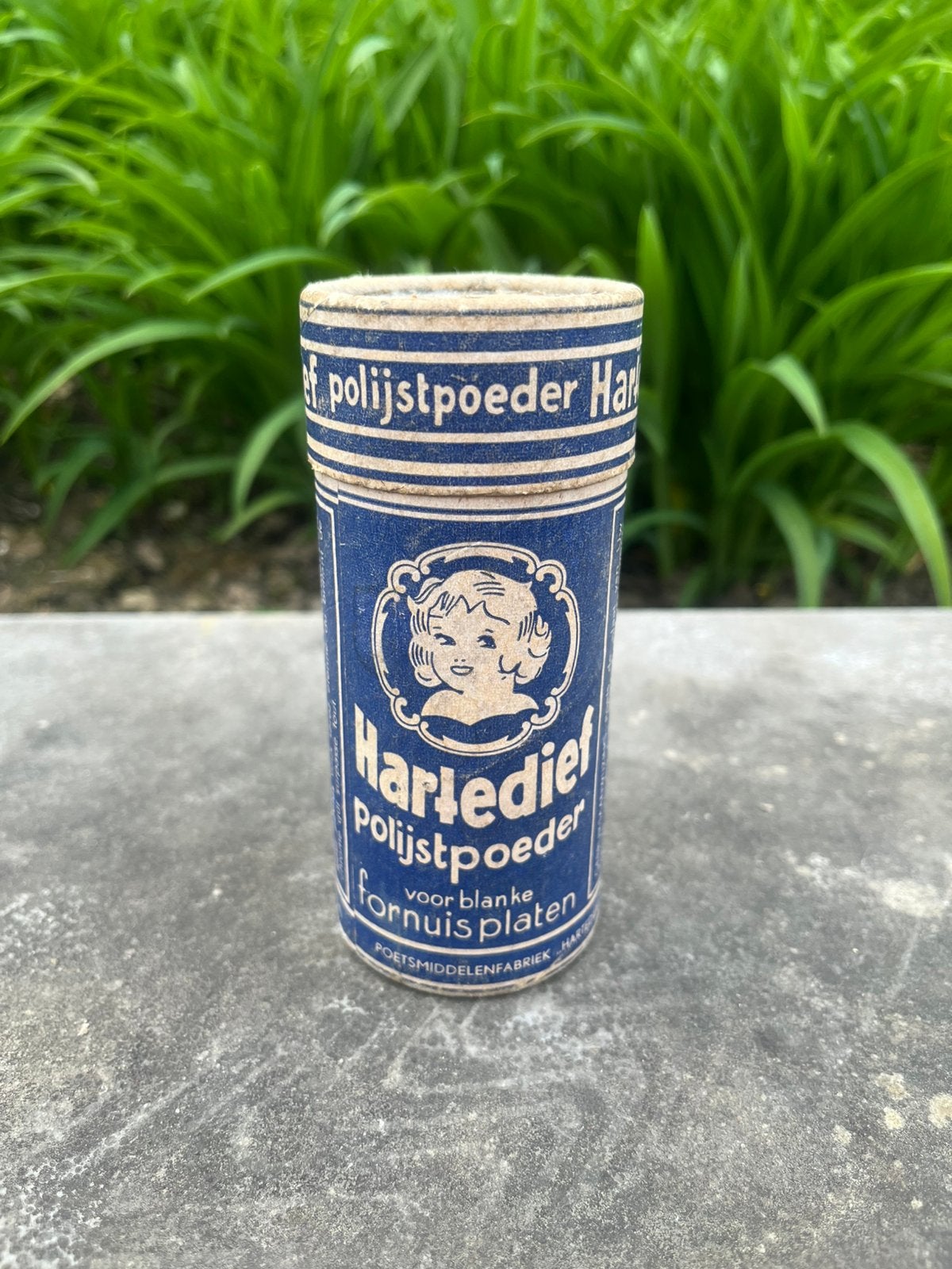 Vintage kartonnen verpakking van Hartedief Polijstpoeder, Ophalen of Verzenden