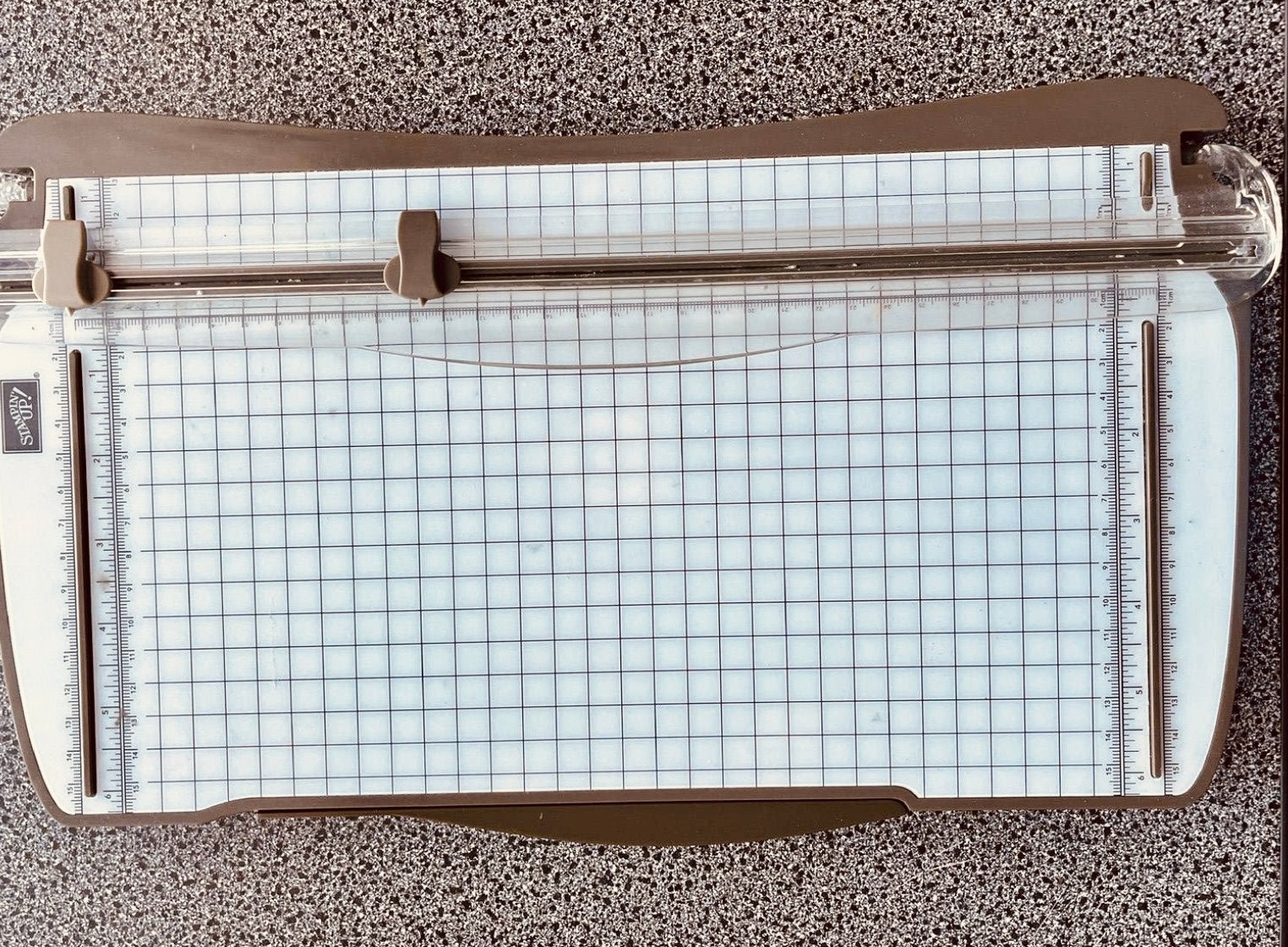 Stampin' Up! Papiersnijder met 4 extra mesjes, Geschikt voor snijden, Gereedschap of Toebehoren, Ophalen of Verzenden, Zo goed als nieuw