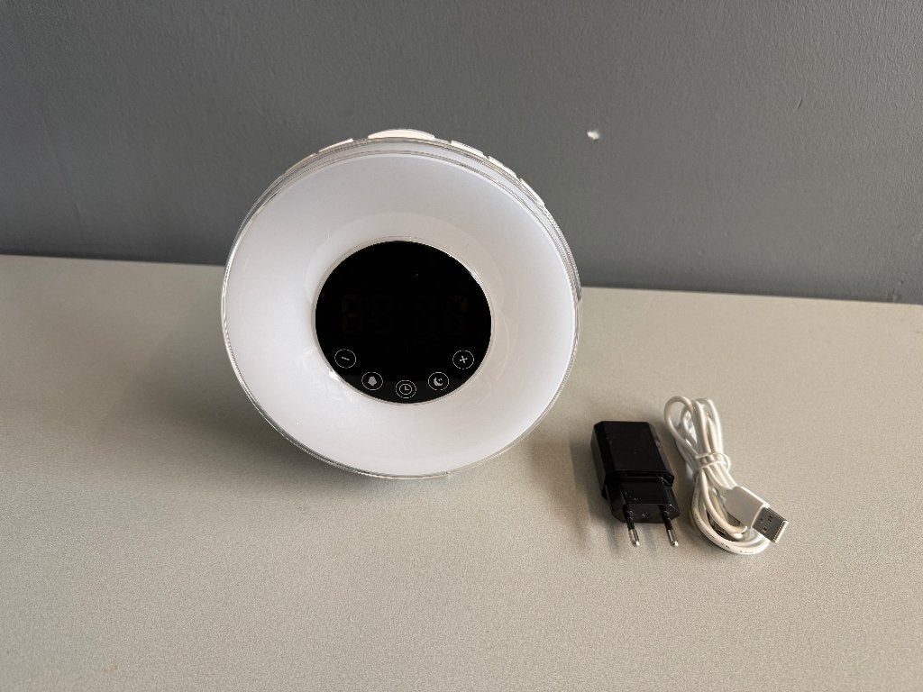 Wekker & Wake-up Light Denver Digitale (RGB Kleuren + Radio), Ophalen of Verzenden, Digitaal