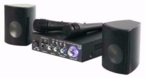 Karaoke-Star 2 Versterker 2x20Watt, 2 Boxen, 7009-B, ., Nieuw, Ophalen of Verzenden, .