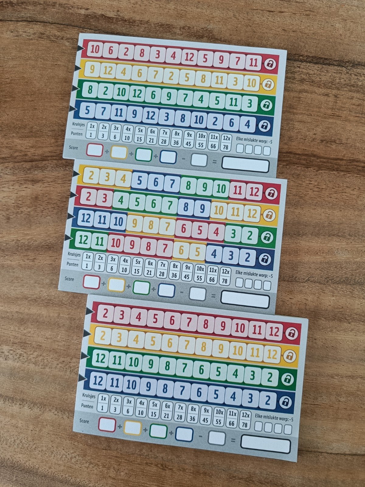 Qwixx Scoreblokken - Diverse Versies, Ophalen of Verzenden, Nieuw