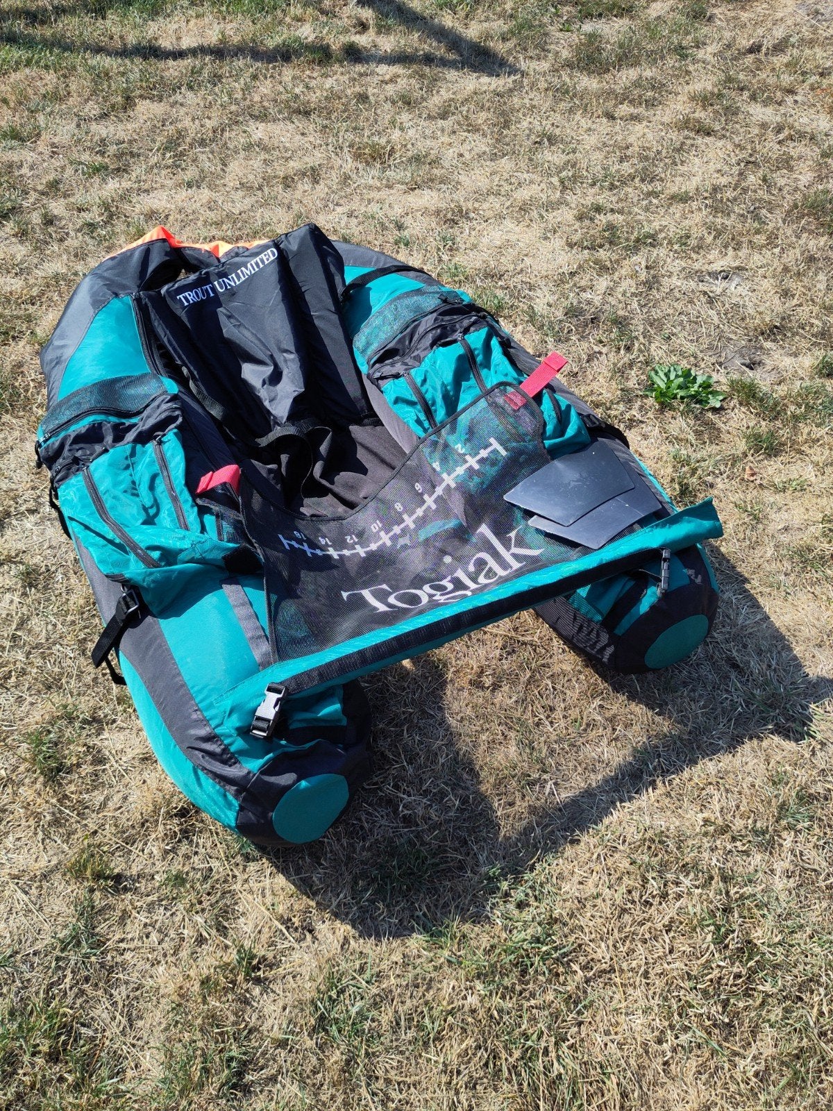 belly boat trout unlimited, Watersport en Boten, Geen board, Ophalen, Gebruikt