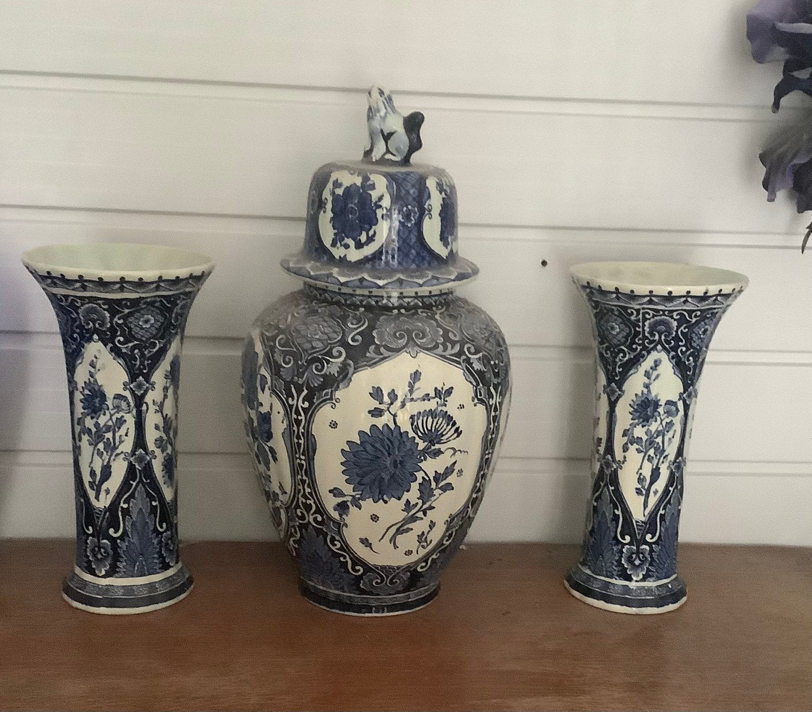Delfts blauw kaststel, Antiek en Kunst, Ophalen of Verzenden