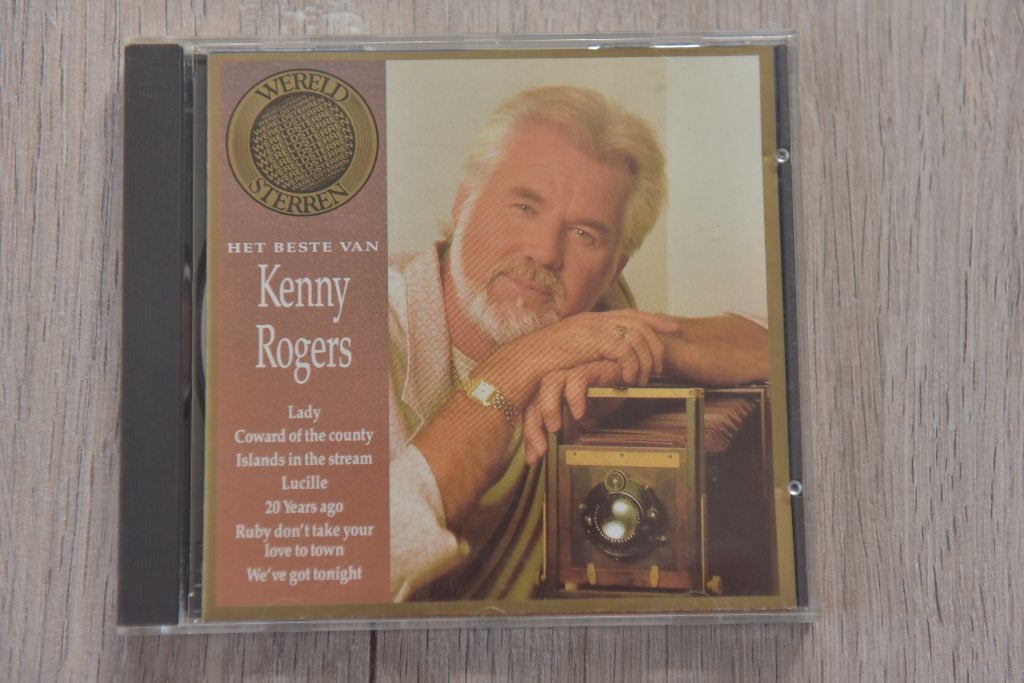KENNY ROGERS -- HET BESTE VAN WERELDSTERREN KENNY ROGERS, Verzenden, Inclusief doosje, Zo goed als nieuw, Verzamelalbum