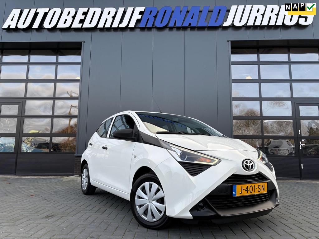 Toyota Aygo 1.0 VVT-i x-fun NLAuto/Led/Airco/Elc.Pakket/5Deu, Auto's, Voorwielaandrijving, Stof, Gebruikt, 4 stoelen