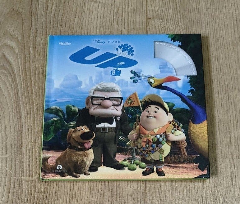 Disney Pixar UP - Boek met CD (Nederlands), Inclusief boekje, Ophalen of Verzenden, Zo goed als nieuw, Verhaal of Sprookje