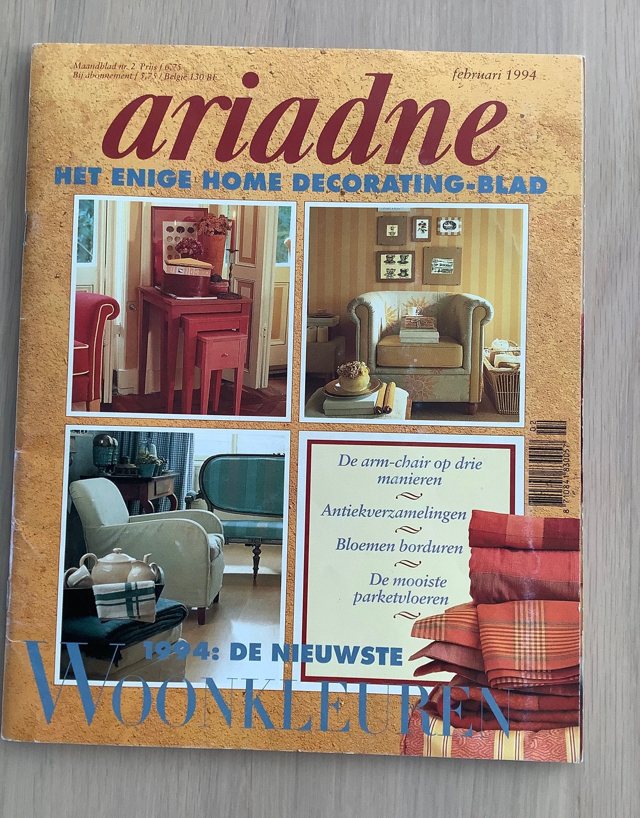 Ariadne - het enige home decorating-blad  / febr. 1994, Ophalen of Verzenden, Zo goed als nieuw, Interieur en Design