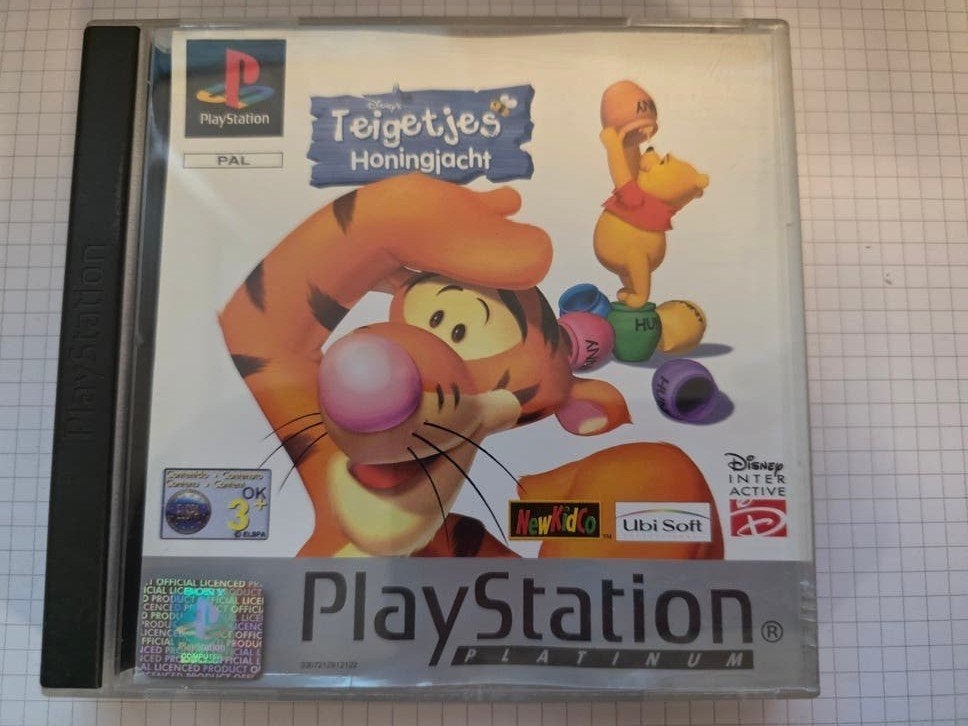 Disney's Teigetjes Honingjacht  PlayStation 1 (PS1) Platinum, 1 speler, Ophalen of Verzenden, Zo goed als nieuw, Vanaf 3 jaar