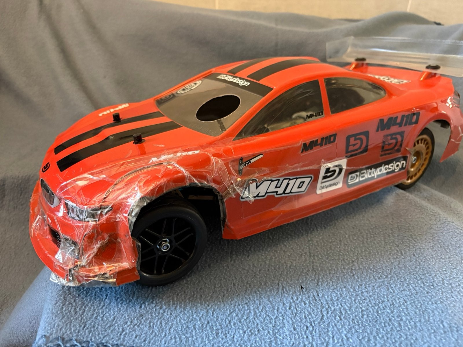 Tamiya TT-02 1:10 RC-zware stuurservo + hop-up stuurset, Ophalen of Verzenden, Gebruikt, 1:9 t/m 1:12, Auto