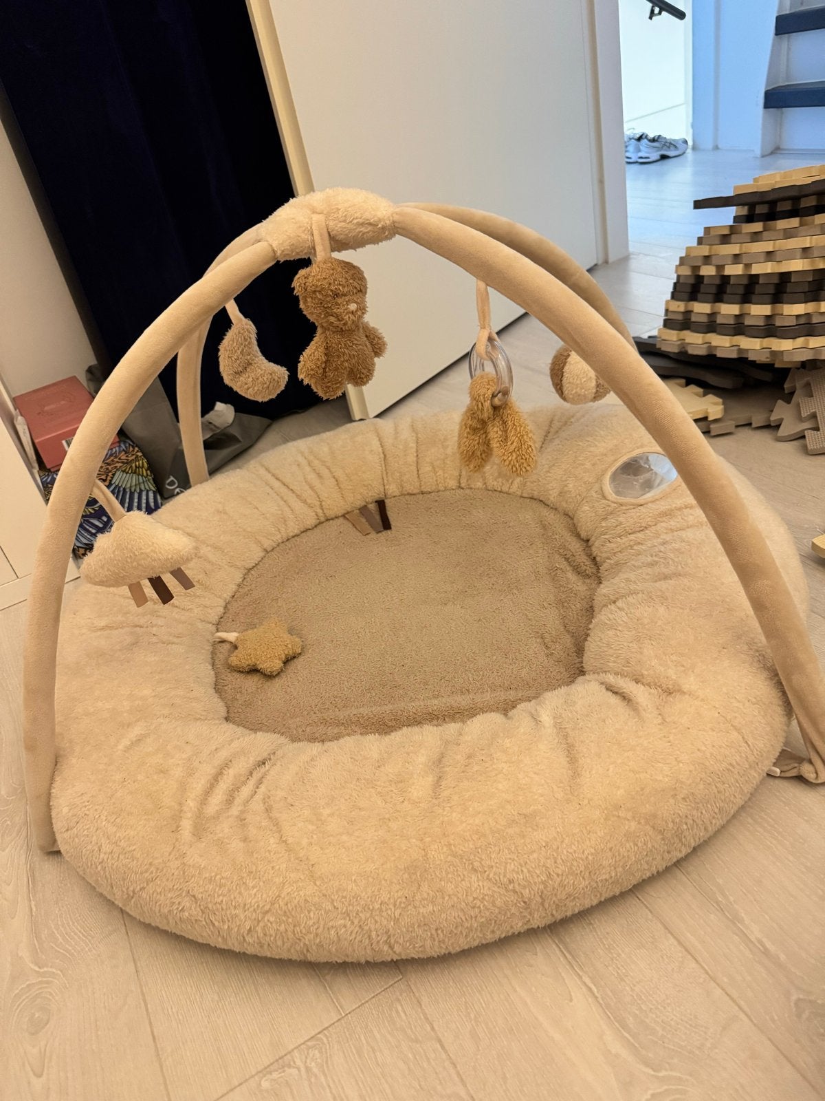 Nattou babygym inclusief opberghoes, Kinderen en Baby's, Ophalen, Gebruikt, Babygym