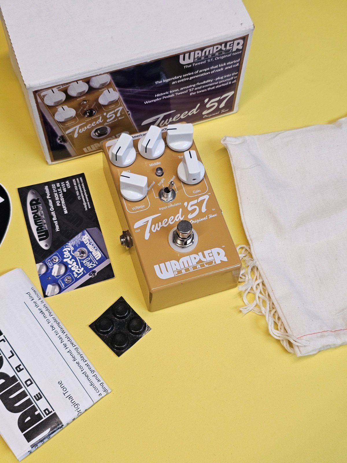 Wampler Tweed '57 Overdrive, Wampler Pedals, Niet gespecificeerd, maar gevestigd in de VS, Ophalen of Verzenden, Distortion, Overdrive of Fuzz