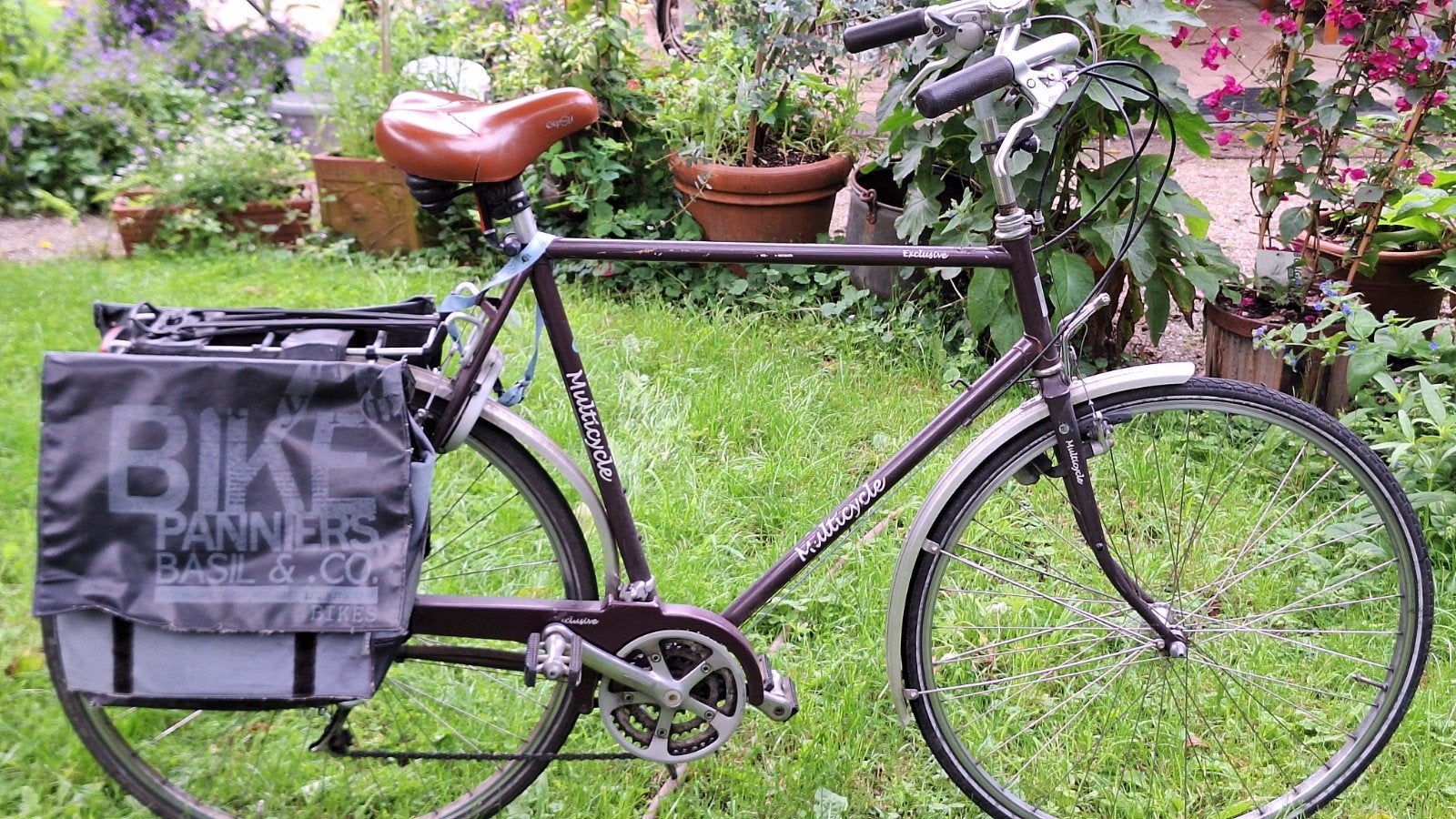 Multicycle herenfiets met Versnellingen en Fietstassen, Fietsen en Brommers, Fietsen | Heren | Herenfietsen, Gebruikt, Velgrem