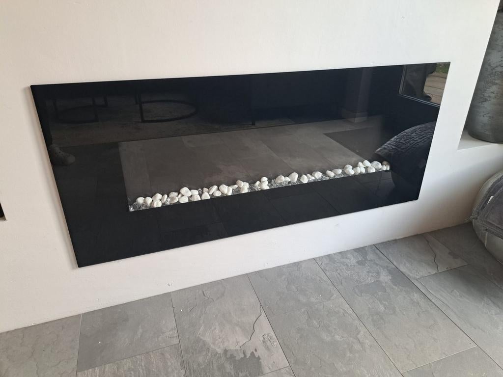 Elektrische sfeerhaard (128x55x13 cm), Ophalen