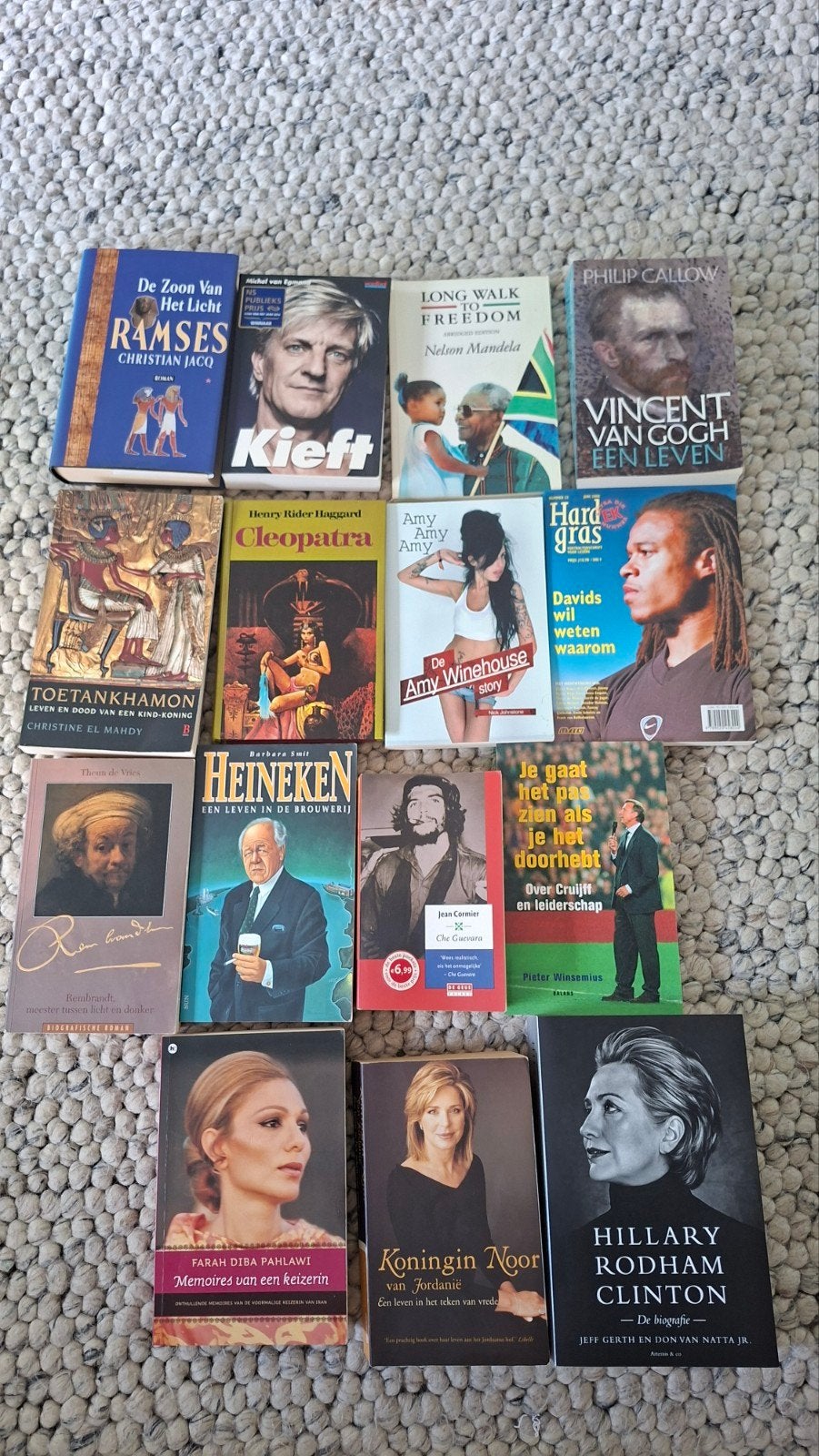 Biografieën en historische boeken 15 stuks. Diverse titels, Ophalen, Gelezen, Diverse auteurs, Overige