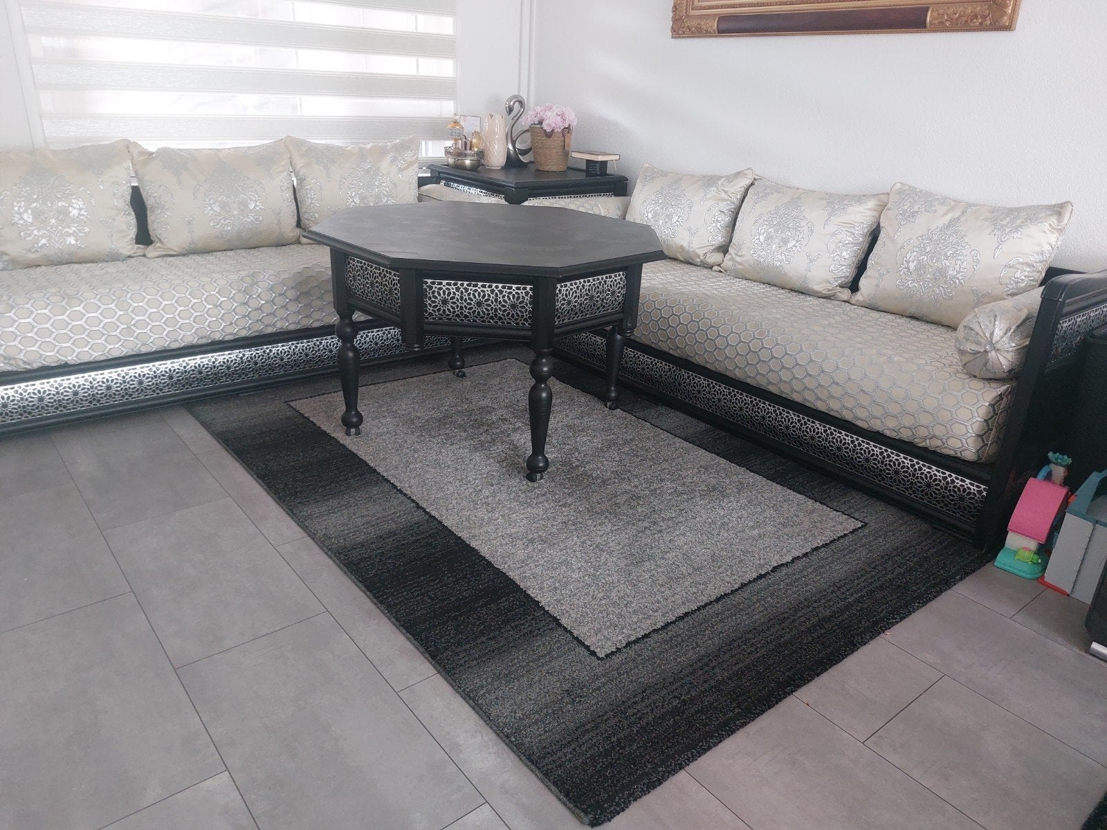 Compleet marokans sadari, Huis en Inrichting, Overige houtsoorten, Gebruikt, 50 tot 100 cm, Marokkaans, Oosters, Exotisch
